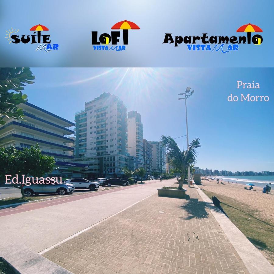 Apartamento Vista Mar - 2 quartos - Praia do Morro - prédio frente Mar - elevador - atravessou a avenida, já está na praia - com garagem - internet Guarapari Esterno foto