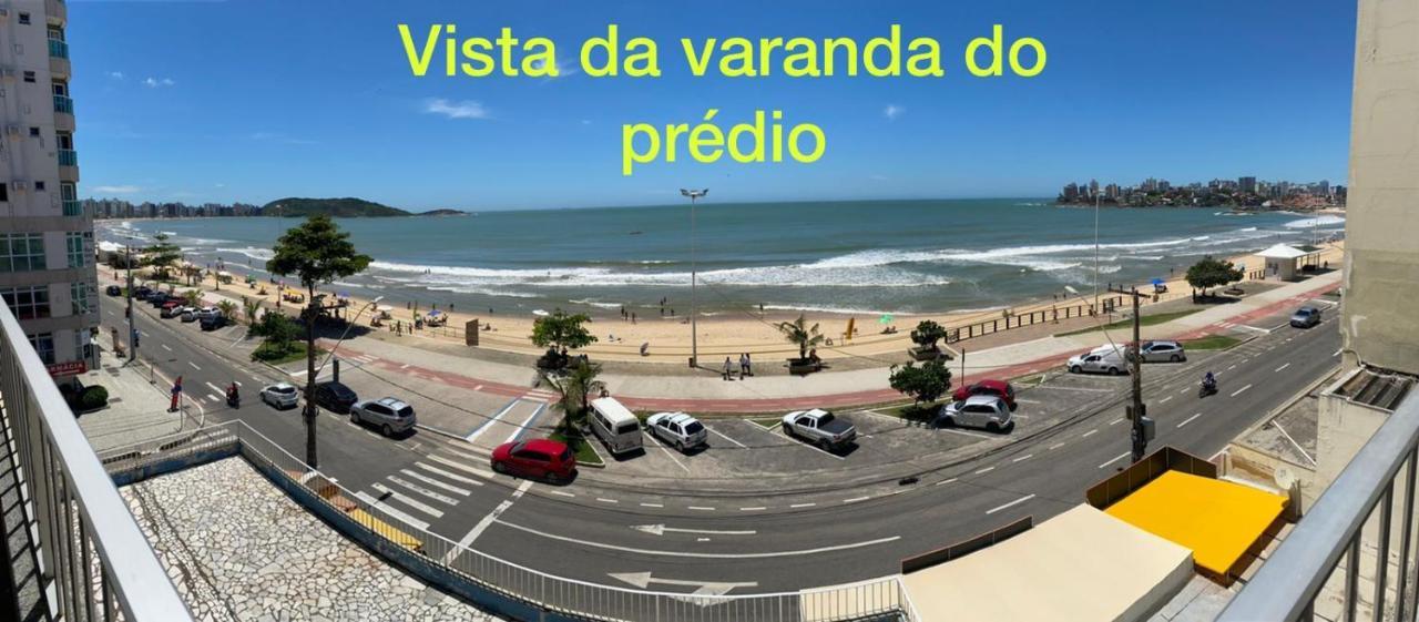 Apartamento Vista Mar - 2 quartos - Praia do Morro - prédio frente Mar - elevador - atravessou a avenida, já está na praia - com garagem - internet Guarapari Esterno foto